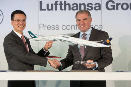 Cathay Pacific Airways, Lufthansa Group step into cooperation