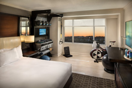 Hilton launches new fitness guest room